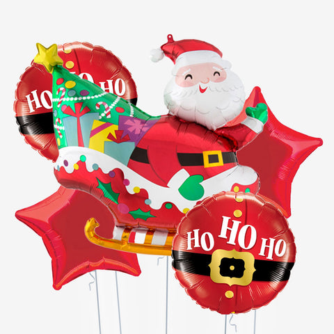 Jolly Santa Christmas Balloons