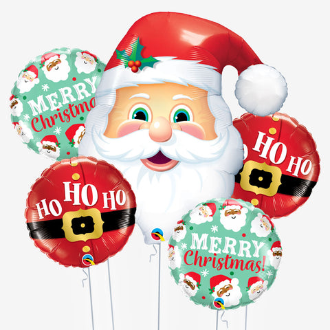 Jolly Santa Christmas Balloons - Box Balloons