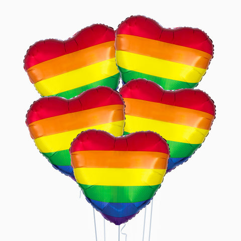 Pride Heart balloons
