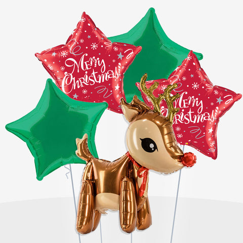 Standing Reindeer Classic Christmas Balloons