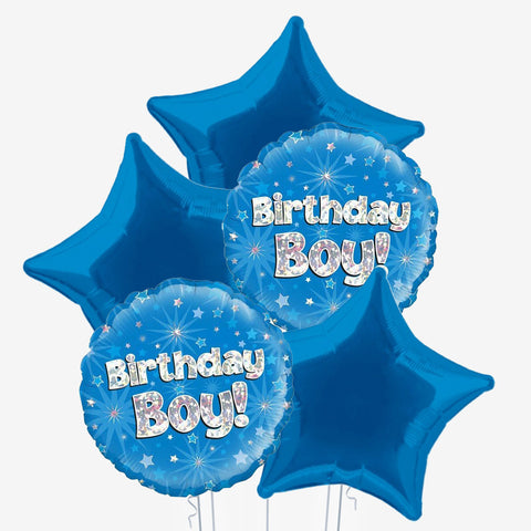 Birthday Boy Balloons - Box Balloons