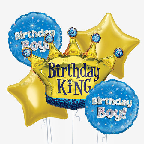 Birthday King Balloons