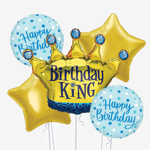 Birthday King Balloons