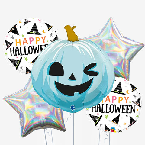 Blue Pumpkin Halloween Balloons | Box Balloons | Next-Day Balloon Delivery