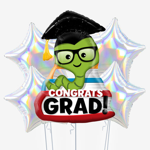 Book Worm Graduation Balloons