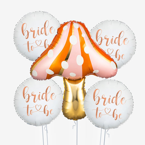 Bride To Be Toadstool Balloons - Box Balloons