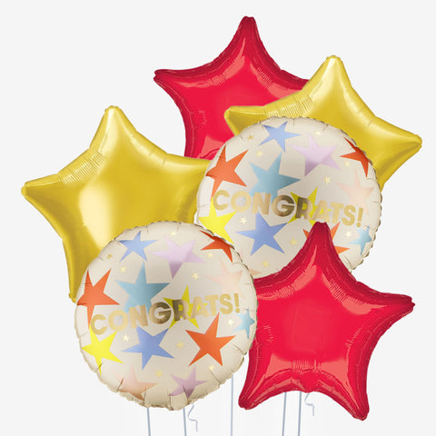 Colourful Congratulations Balloons