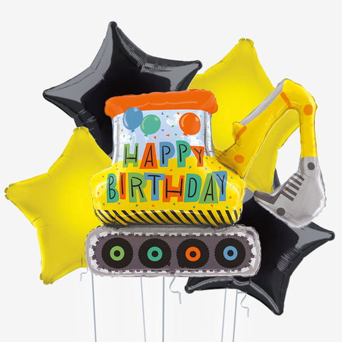 Digger Birthday Balloons