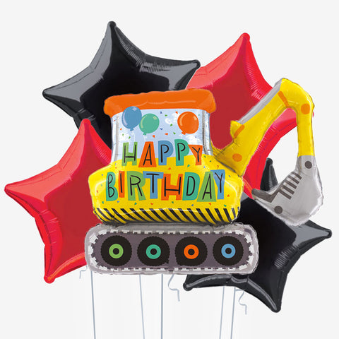 Digger Birthday Balloons