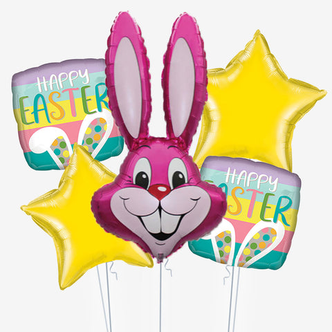 Pink Rabbit Easter Balloons - Box Balloons