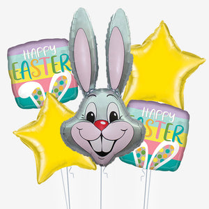 Grey Rabbit Easter Balloons