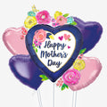 Mother's Day Floral Heart Balloons | Box Balloons | Next-Day Balloon Delivery