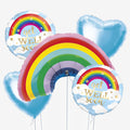 Get Well Soon Rainbow Balloons | Box Balloons | Next-Day Balloon Delivery