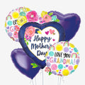 Grandma Purple Heart Mother’s Day Balloons - Box Balloons