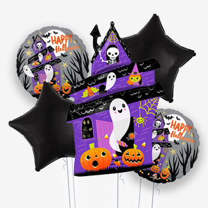 Haunted House Halloween Balloons - Box Balloons