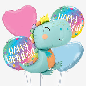 Happy Birthday-Saurus Balloons