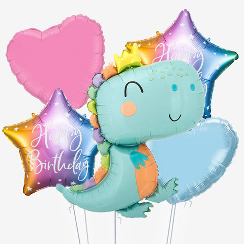 Happy Birthday-Saurus Balloons - Box Balloons