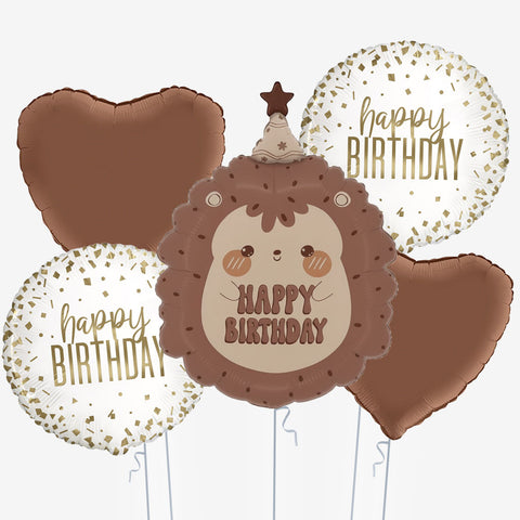 Hedgehog Birthday Helium Balloons