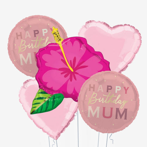 Mum Birthday Flower Balloons