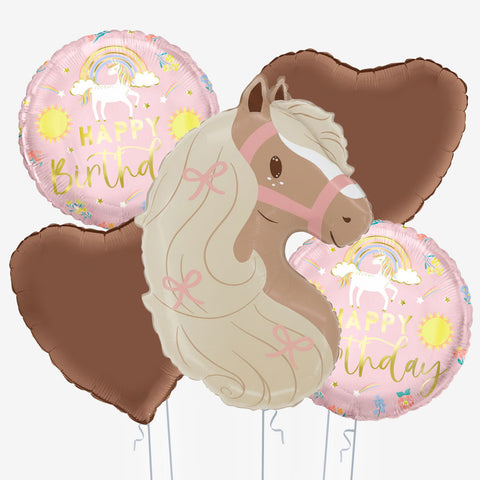 Pony Birthday Balloons