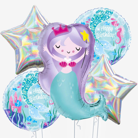 Purple Mermaid Balloons