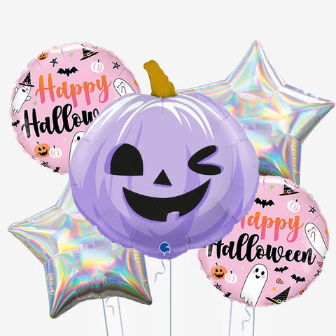 Purple Pumpkin Halloween Balloons | Box Balloons | Next-Day Balloon Delivery