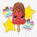 Red Ice Lolly Balloons - Box Balloons