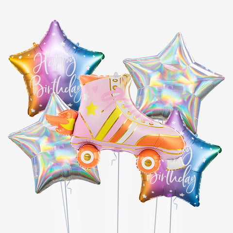 Roller Skate Birthday Balloons