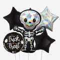 Shiny Skeleton Halloween Balloons | Box Balloons | Next-Day Balloon Delivery
