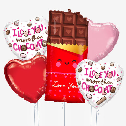 Sweet Valentine Chocolate Balloons