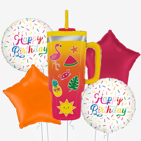 Tumbler Birthday Balloons