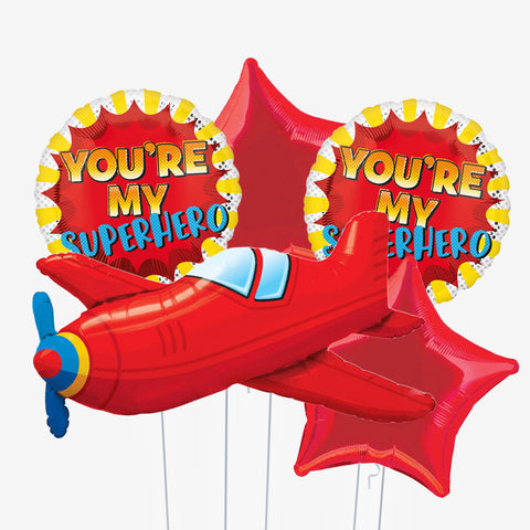 Superhero Plane Balloons