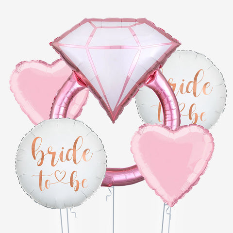 Team Bride Ring Balloons