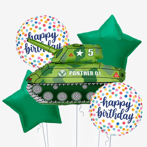 Tank Birthday Balloons