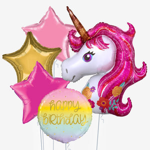 Unicorn Sparkle Balloons - Box Balloons