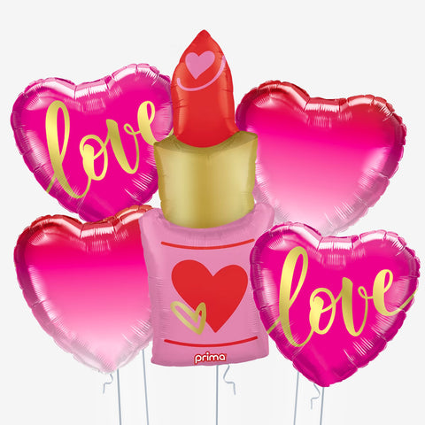 Valentine’s Lipstick Love Balloons