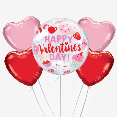 Valentine's Everything Bubble Balloons - Box Balloons