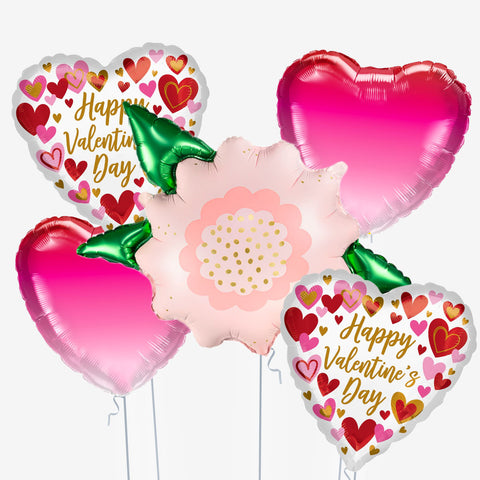 Valentine's Day Flower Balloons