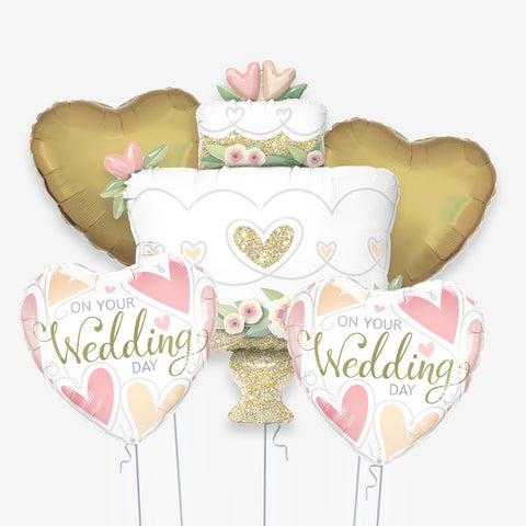 Wedding Day Cake Balloons