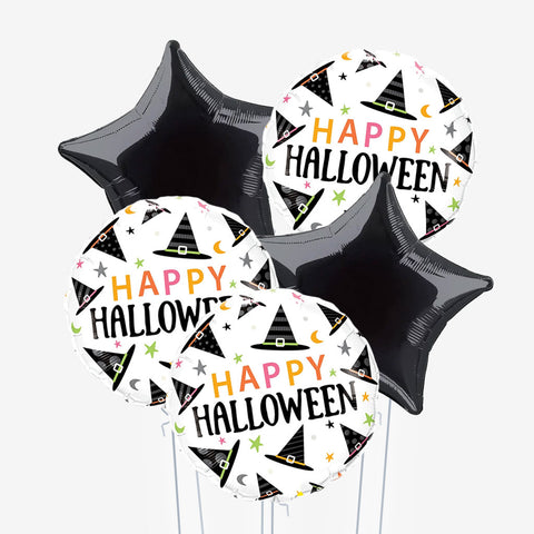 Witch Hat Round Halloween Balloons
