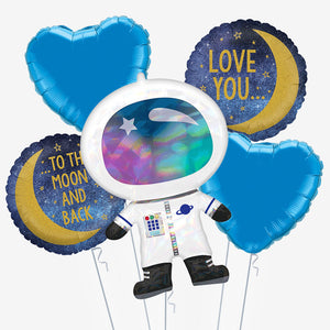 You Are My World Spaceman Balloons