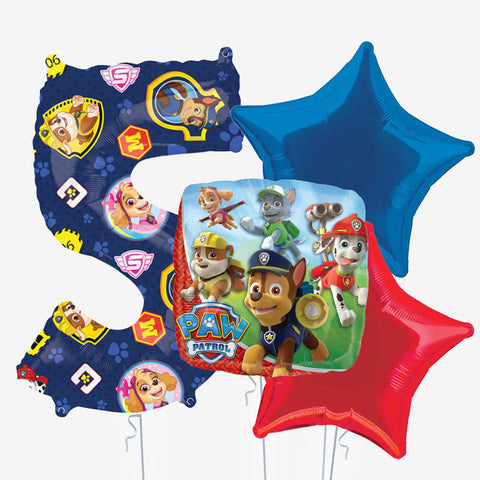 Paw Patrol & Number Balloons