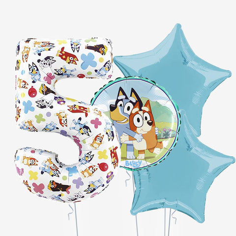 Bluey & Number Balloons