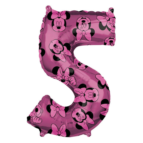 Minnie Mouse Number Balloons