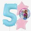 Frozen Birthday & Number Balloons - Box Balloons