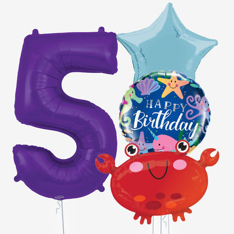Under the Sea & Numbers Balloons