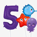 Under the Sea & Numbers Balloons - Box Balloons