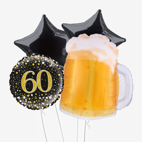 Birthday Cheers & Number Balloons