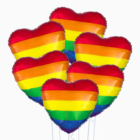 Pride Heart balloons