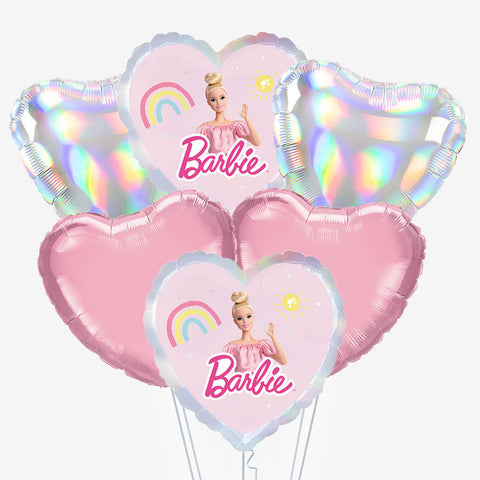 Barbie Hearts Balloons